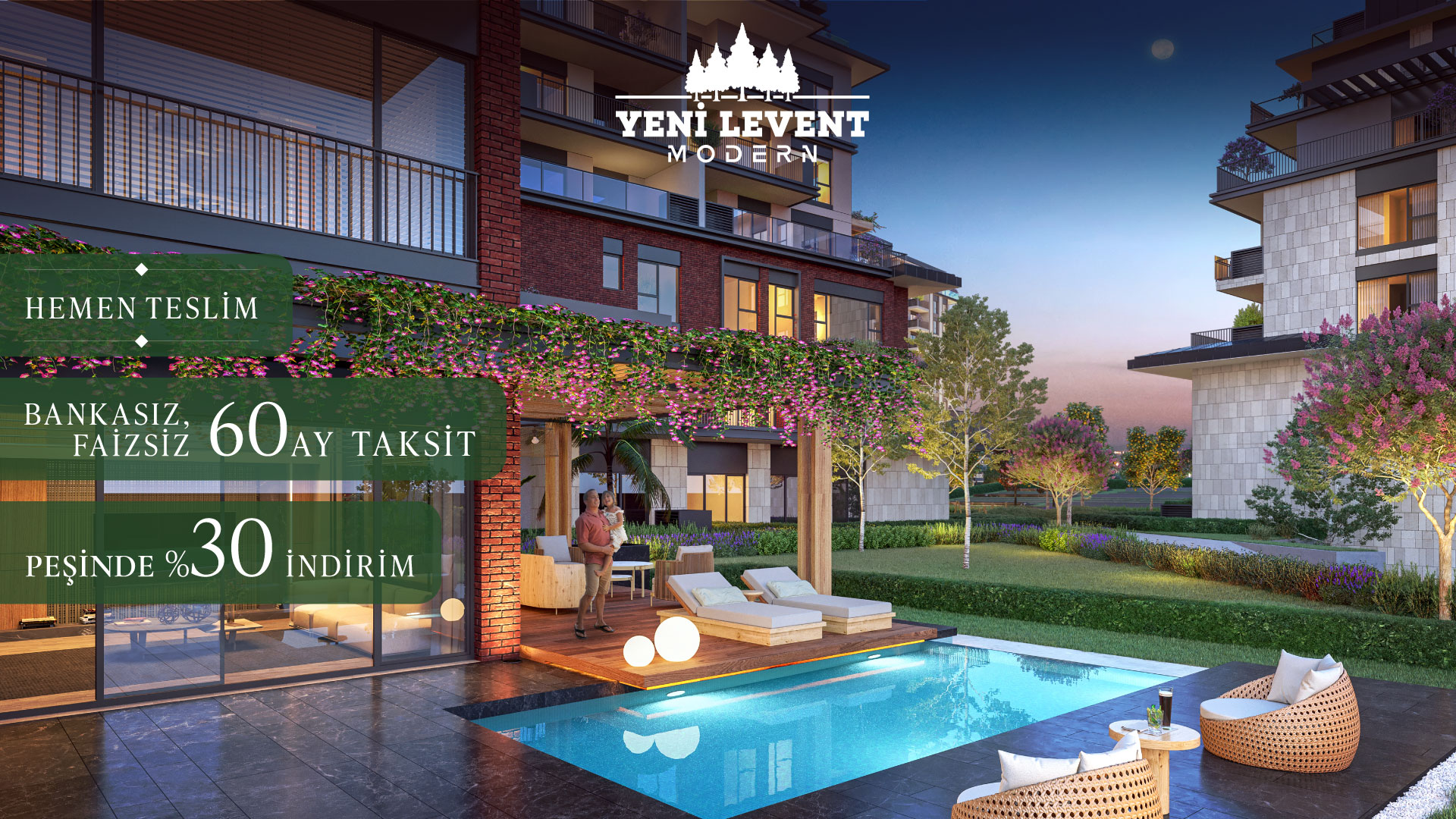 Yeni Levent Modern'de, doğanın kalbinde yükselen ayrıcalıklı yaşam alanları sizi bekliyor.